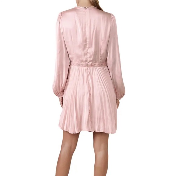 BARDOT Olivia Crochet Lace & Satin Minidress - Picture 4 of 5